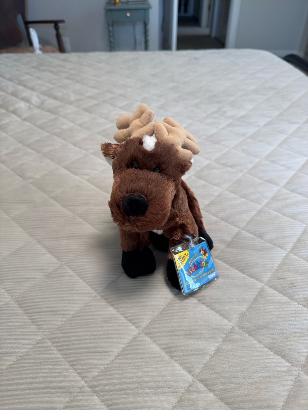 Ganz Webkinz Reindeer Plush New with Code Sealed 9" HM137